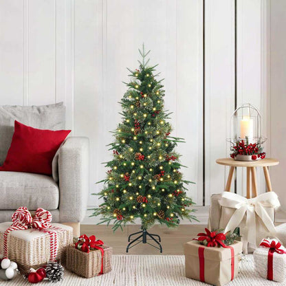 Artificial Hinged Christmas Tree Green 120 cm PE and PVC