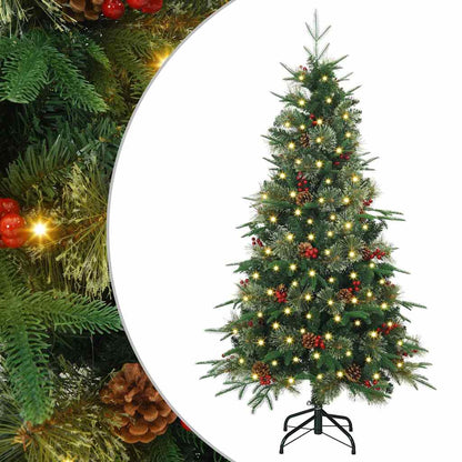 Artificial Hinged Christmas Tree Green 120 cm PE and PVC