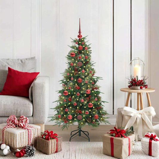 Artificial Hinged Christmas Tree Green 120 cm PE and PVC