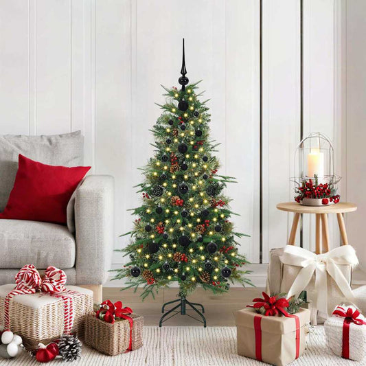 Artificial Hinged Christmas Tree Green 120 cm PE and PVC