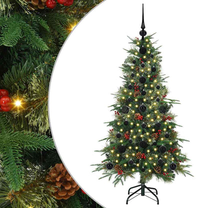 Artificial Hinged Christmas Tree Green 120 cm PE and PVC
