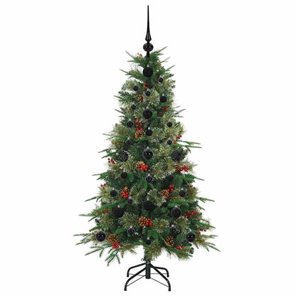 Artificial Hinged Christmas Tree Green 120 cm PE and PVC