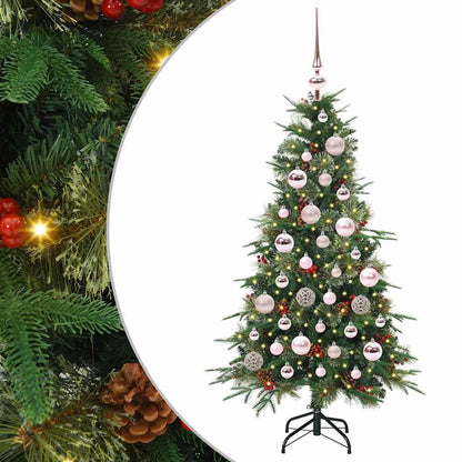 Artificial Hinged Christmas Tree Green 120 cm PE and PVC