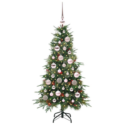 Artificial Hinged Christmas Tree Green 120 cm PE and PVC