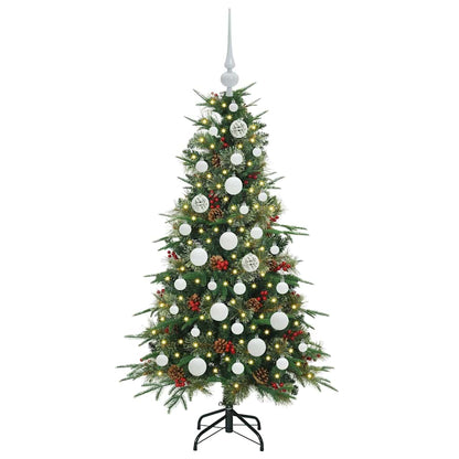 Artificial Hinged Christmas Tree Green 120 cm PE and PVC