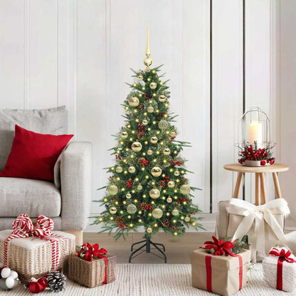 Artificial Hinged Christmas Tree Green 120 cm PE and PVC