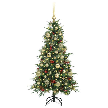 Artificial Hinged Christmas Tree Green 120 cm PE and PVC