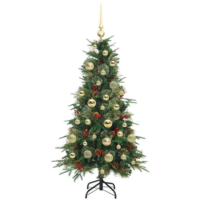 Artificial Hinged Christmas Tree Green 120 cm PE and PVC