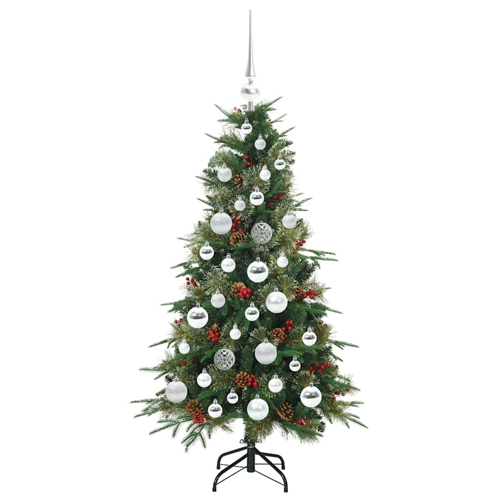 Artificial Hinged Christmas Tree Green 120 cm PE and PVC