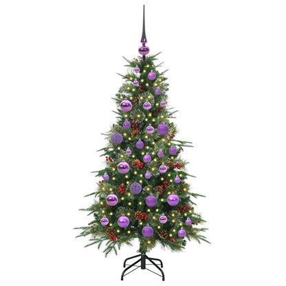 Artificial Hinged Christmas Tree Green 120 cm PE and PVC