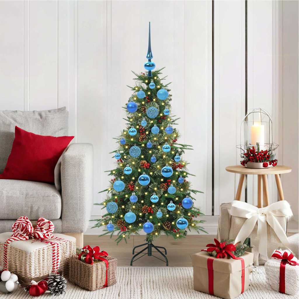 Artificial Hinged Christmas Tree Green 120 cm PE and PVC