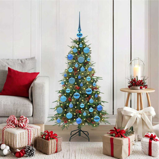Artificial Hinged Christmas Tree Green 120 cm PE and PVC