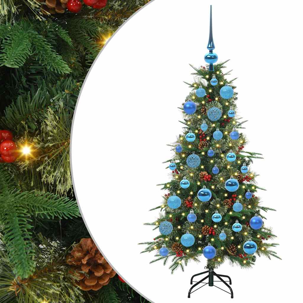 Artificial Hinged Christmas Tree Green 120 cm PE and PVC