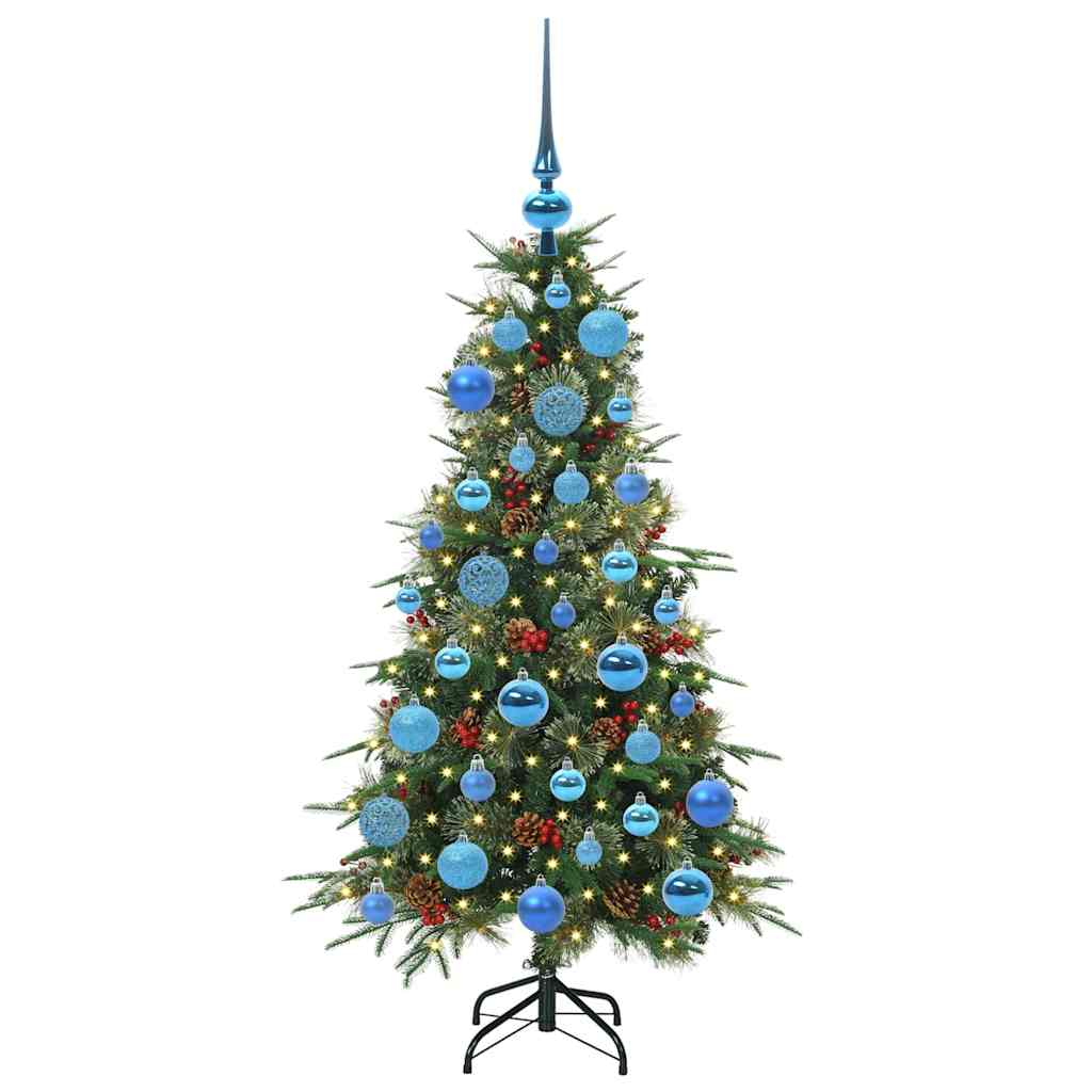 Artificial Hinged Christmas Tree Green 120 cm PE and PVC