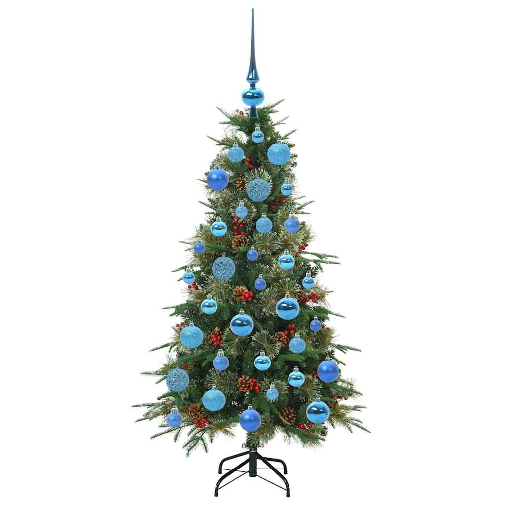Artificial Hinged Christmas Tree Green 120 cm PE and PVC