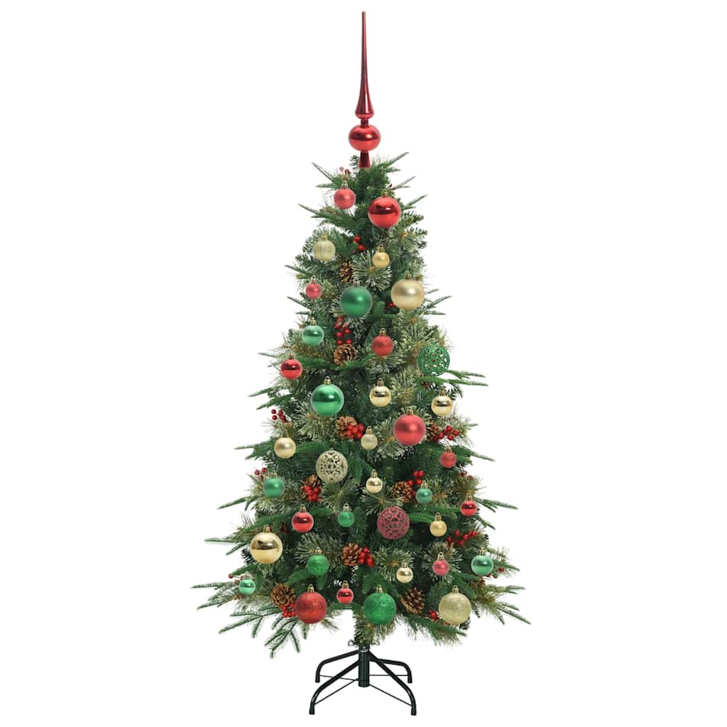 Artificial Hinged Christmas Tree Green 120 cm PE and PVC