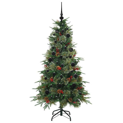 Artificial Hinged Christmas Tree Green 150 cm PE and PVC
