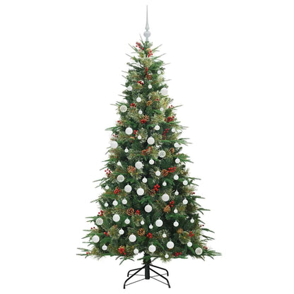 Artificial Hinged Christmas Tree Green 180 cm PE and PVC