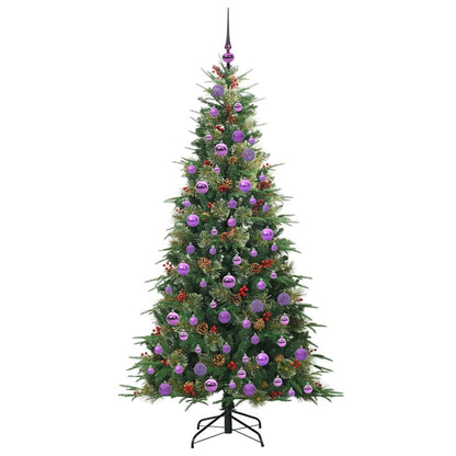 Artificial Hinged Christmas Tree Green 180 cm PE and PVC