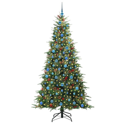Artificial Hinged Christmas Tree Green 210 cm PE and PVC