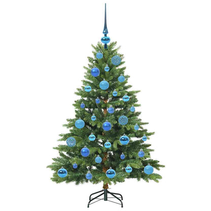 Artificial Christmas Tree with 150 LEDs Green 120 cm PE and PVC