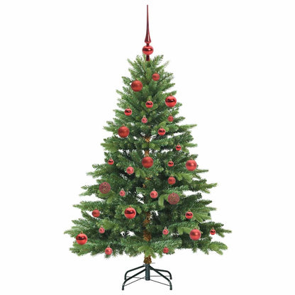 Artificial Christmas Tree with 150 LEDs Green 150 cm PE and PVC