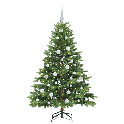 Artificial Christmas Tree with 150 LEDs Green 150 cm PE and PVC