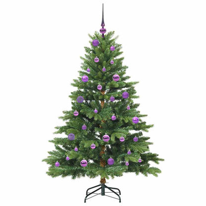 Artificial Christmas Tree with 150 LEDs Green 150 cm PE and PVC