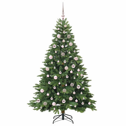 Artificial Christmas Tree with 300 LEDs Green 180 cm PE and PVC