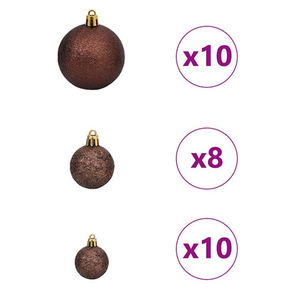 Artificial Christmas Tree with 300 LEDs Green 240 cm PE and PVC