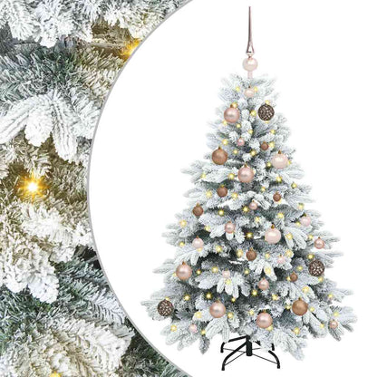 Artificial Christmas Tree with 150 LEDs White 120 cm PE and PVC