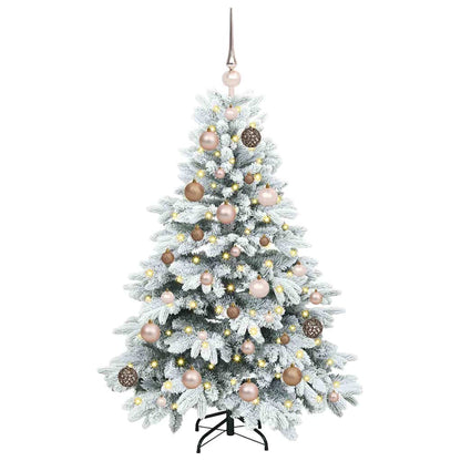 Artificial Christmas Tree with 150 LEDs White 120 cm PE and PVC
