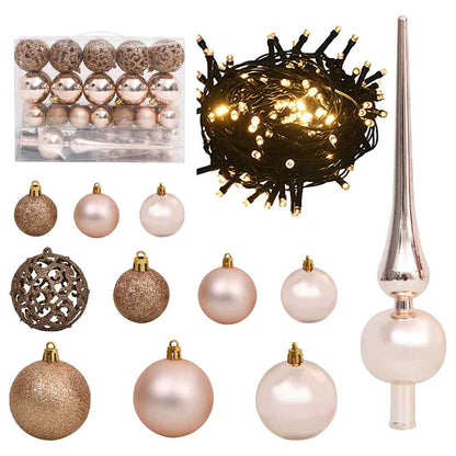Artificial Christmas Tree with 150 LEDs White 120 cm PE and PVC
