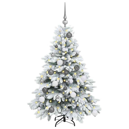Artificial Christmas Tree with 150 LEDs White 120 cm PE and PVC