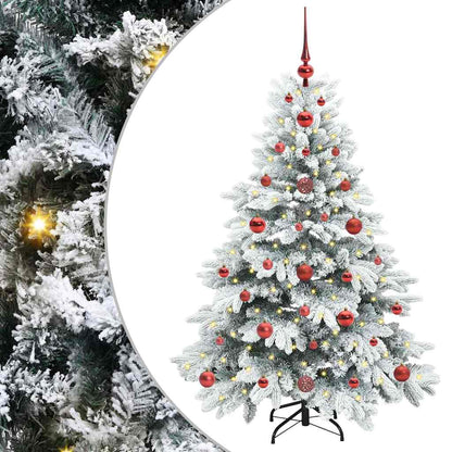 Artificial Christmas Tree with 150 LEDs White 120 cm PE and PVC