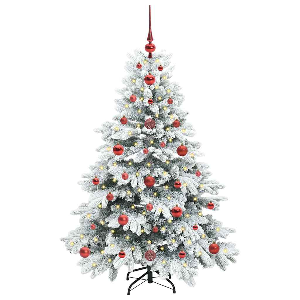 Artificial Christmas Tree with 150 LEDs White 120 cm PE and PVC