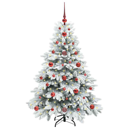 Artificial Christmas Tree with 150 LEDs White 120 cm PE and PVC