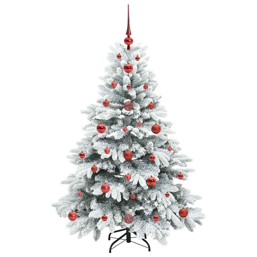 Artificial Christmas Tree with 150 LEDs White 120 cm PE and PVC