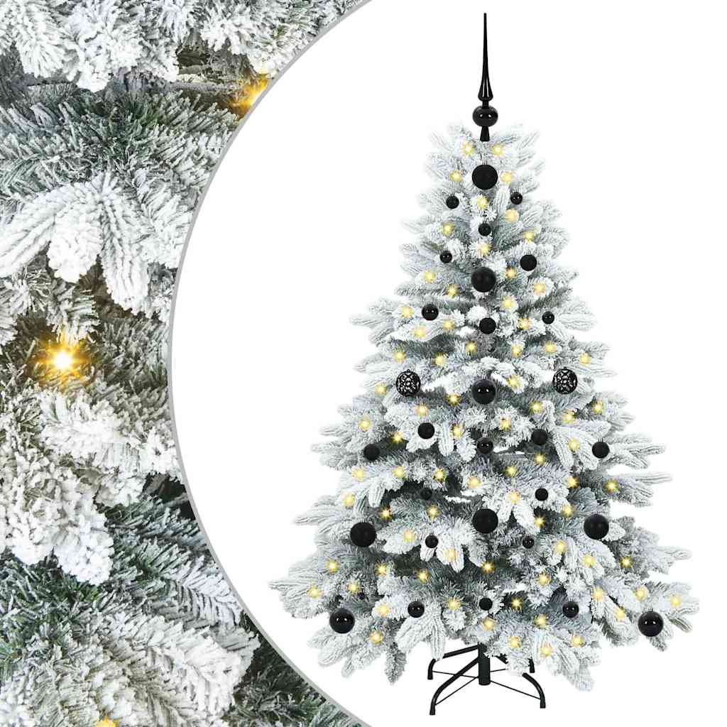 Artificial Christmas Tree with 150 LEDs White 120 cm PE and PVC