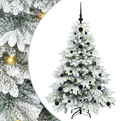 Artificial Christmas Tree with 150 LEDs White 120 cm PE and PVC