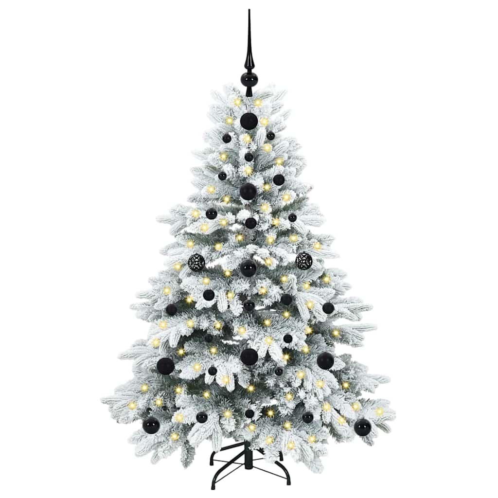 Artificial Christmas Tree with 150 LEDs White 120 cm PE and PVC