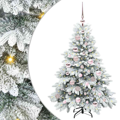 Artificial Christmas Tree with 150 LEDs White 120 cm PE and PVC