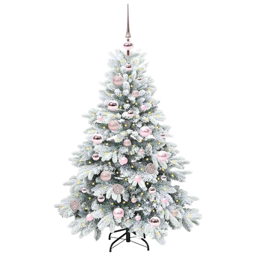 Artificial Christmas Tree with 150 LEDs White 120 cm PE and PVC