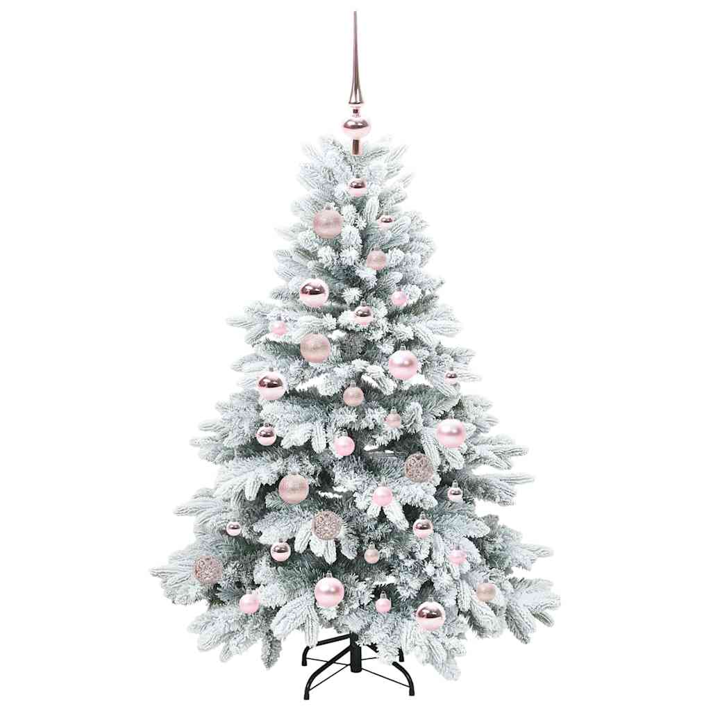 Artificial Christmas Tree with 150 LEDs White 120 cm PE and PVC