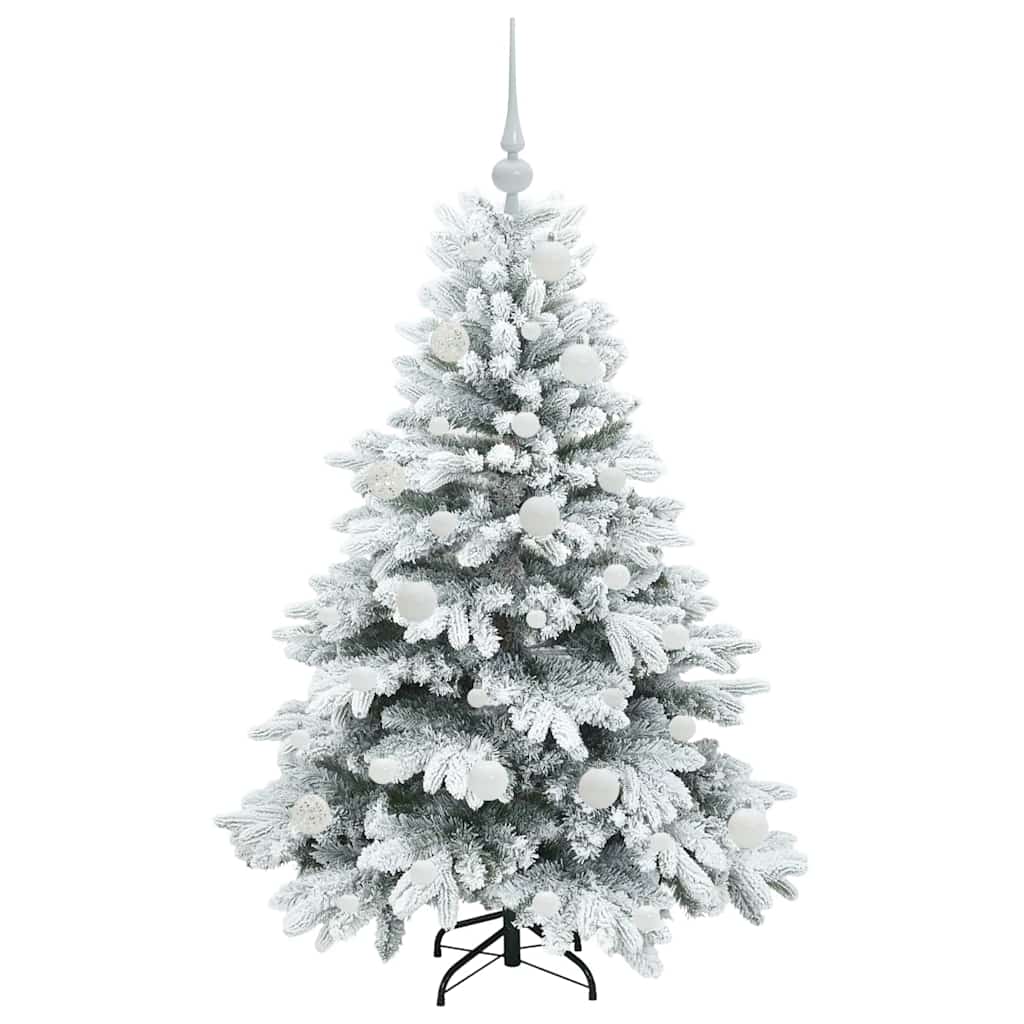 Artificial Christmas Tree with 150 LEDs White 120 cm PE and PVC