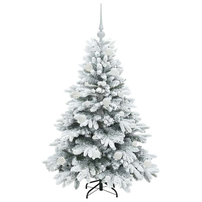 Artificial Christmas Tree with 150 LEDs White 120 cm PE and PVC
