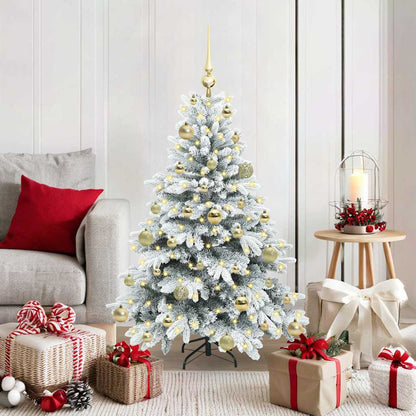 Artificial Christmas Tree with 150 LEDs White 120 cm PE and PVC