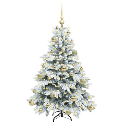 Artificial Christmas Tree with 150 LEDs White 120 cm PE and PVC