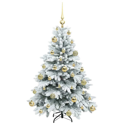 Artificial Christmas Tree with 150 LEDs White 120 cm PE and PVC