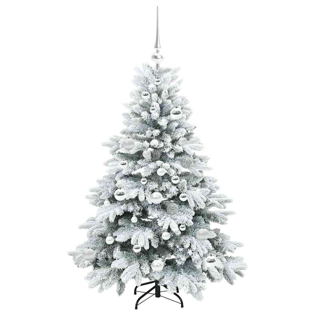 Artificial Christmas Tree with 150 LEDs White 120 cm PE and PVC